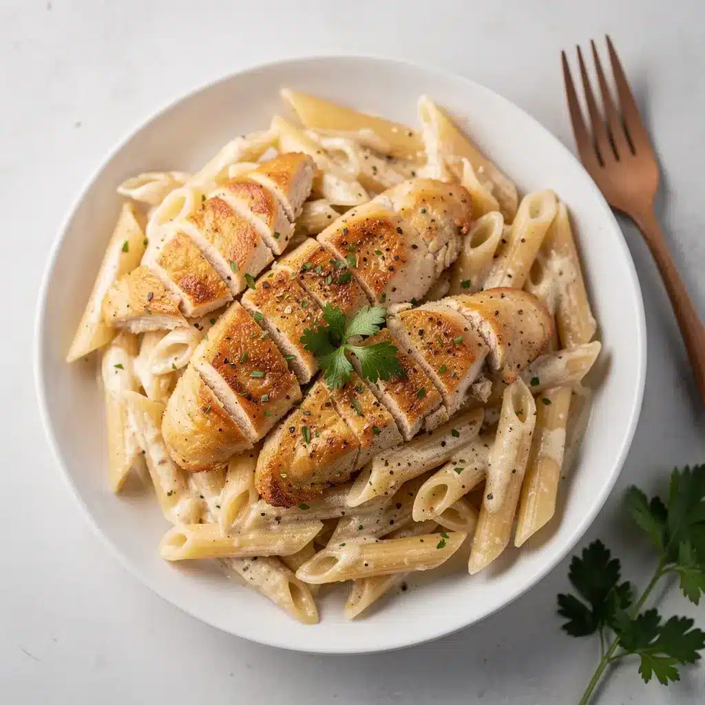Ingredients for Creamy Garlic Chicken Pasta
