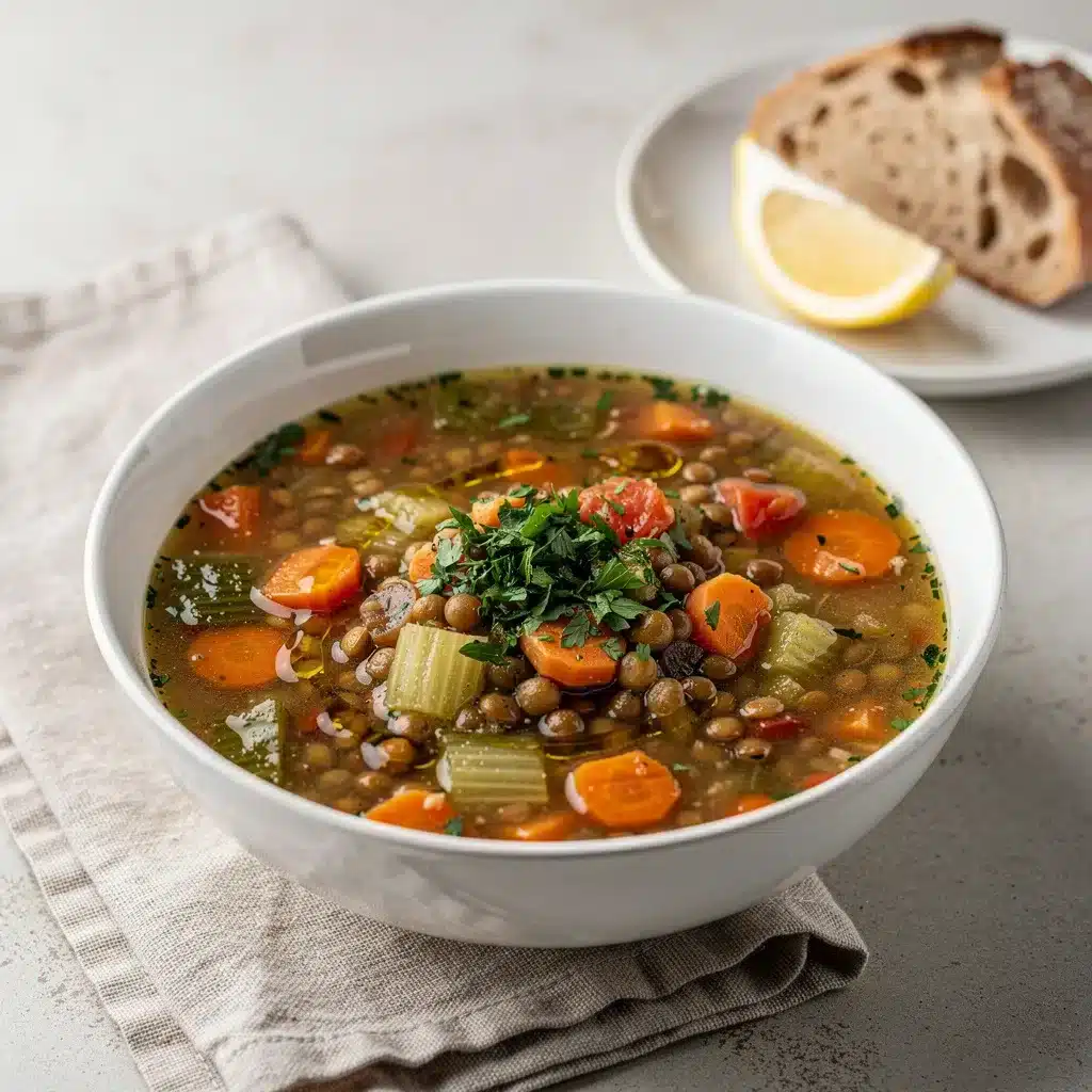 Ingredients for Mediterranean Lentil Soup