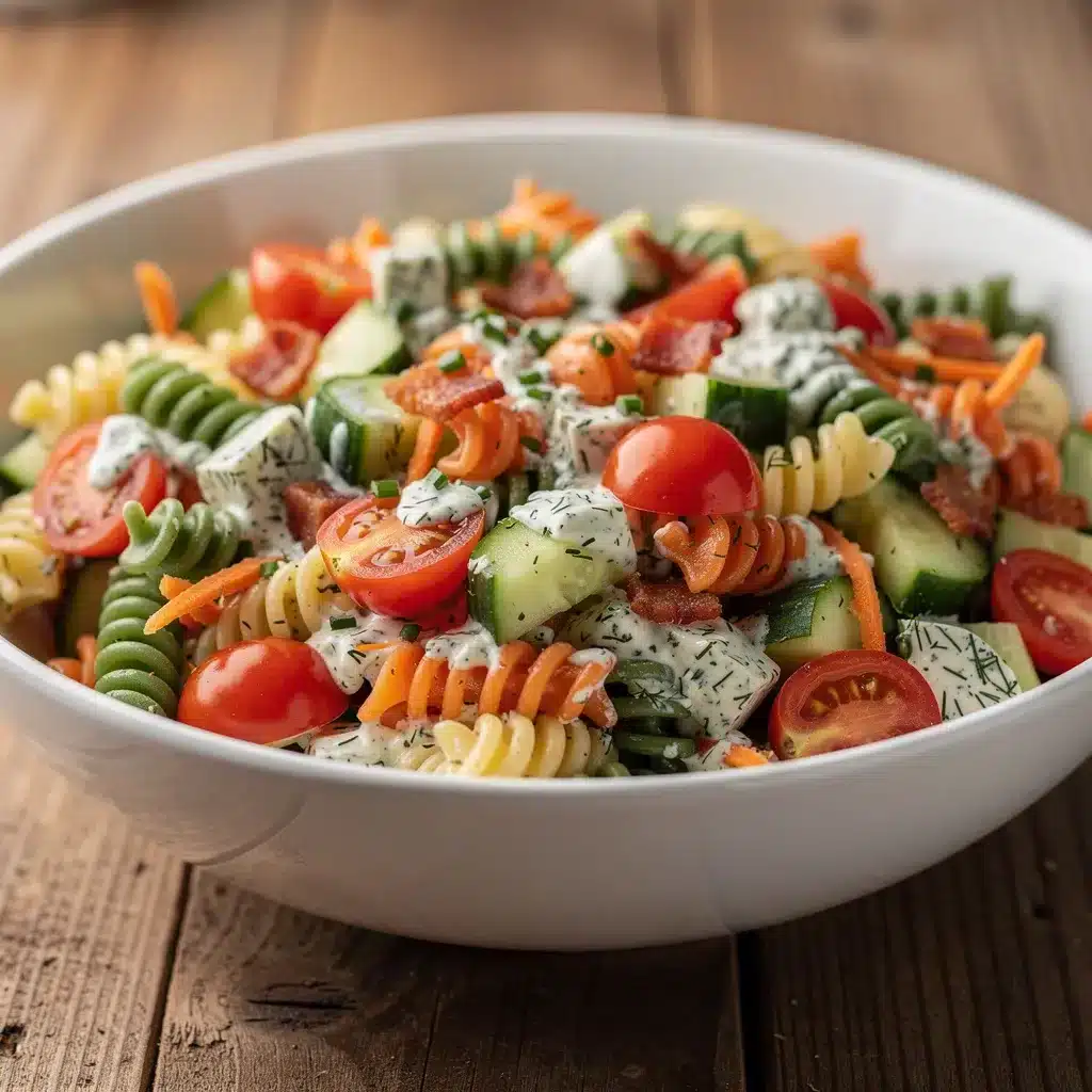 Recipe variations for Creamy Ranch Pasta Salad