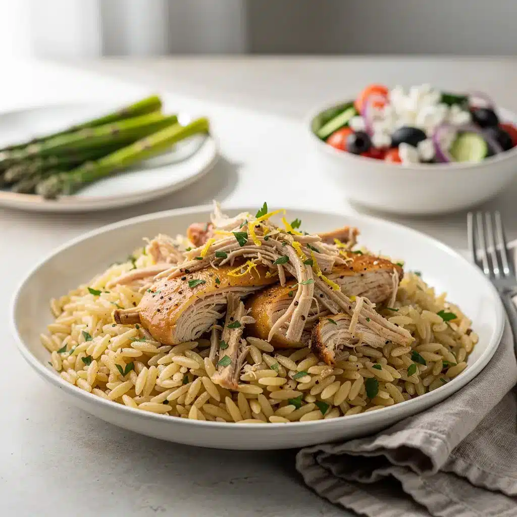Ingredients for Crockpot Greek Lemon Chicken