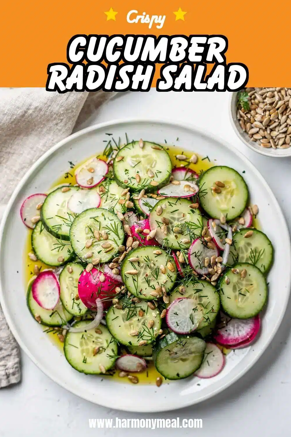 Storage and leftovers for Cucumber Radish Salad