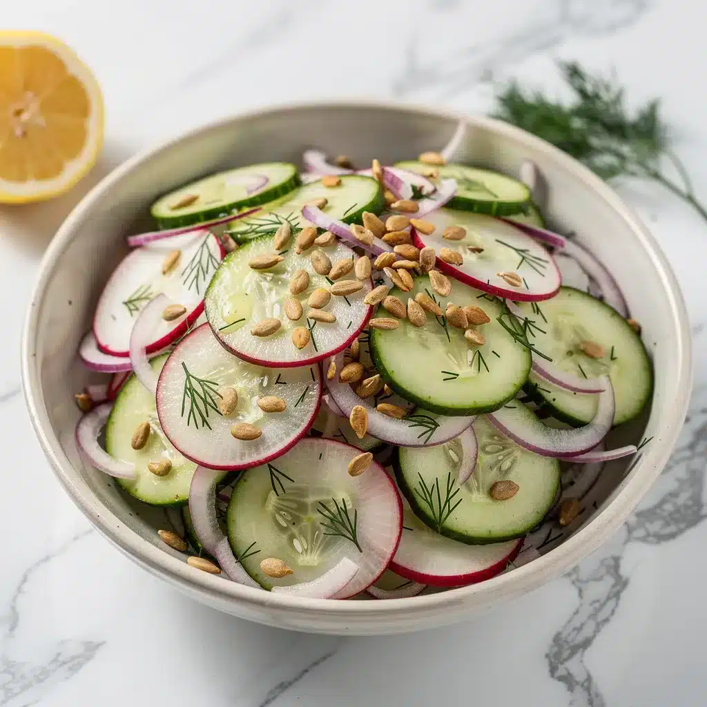 Ingredients for Cucumber Radish Salad