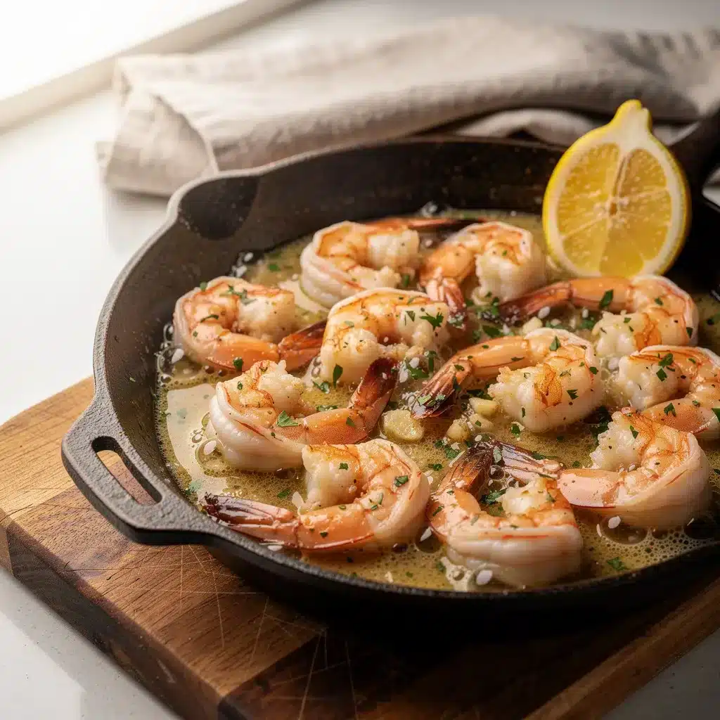 Ingredients for One Pan Garlic Butter Shrimp