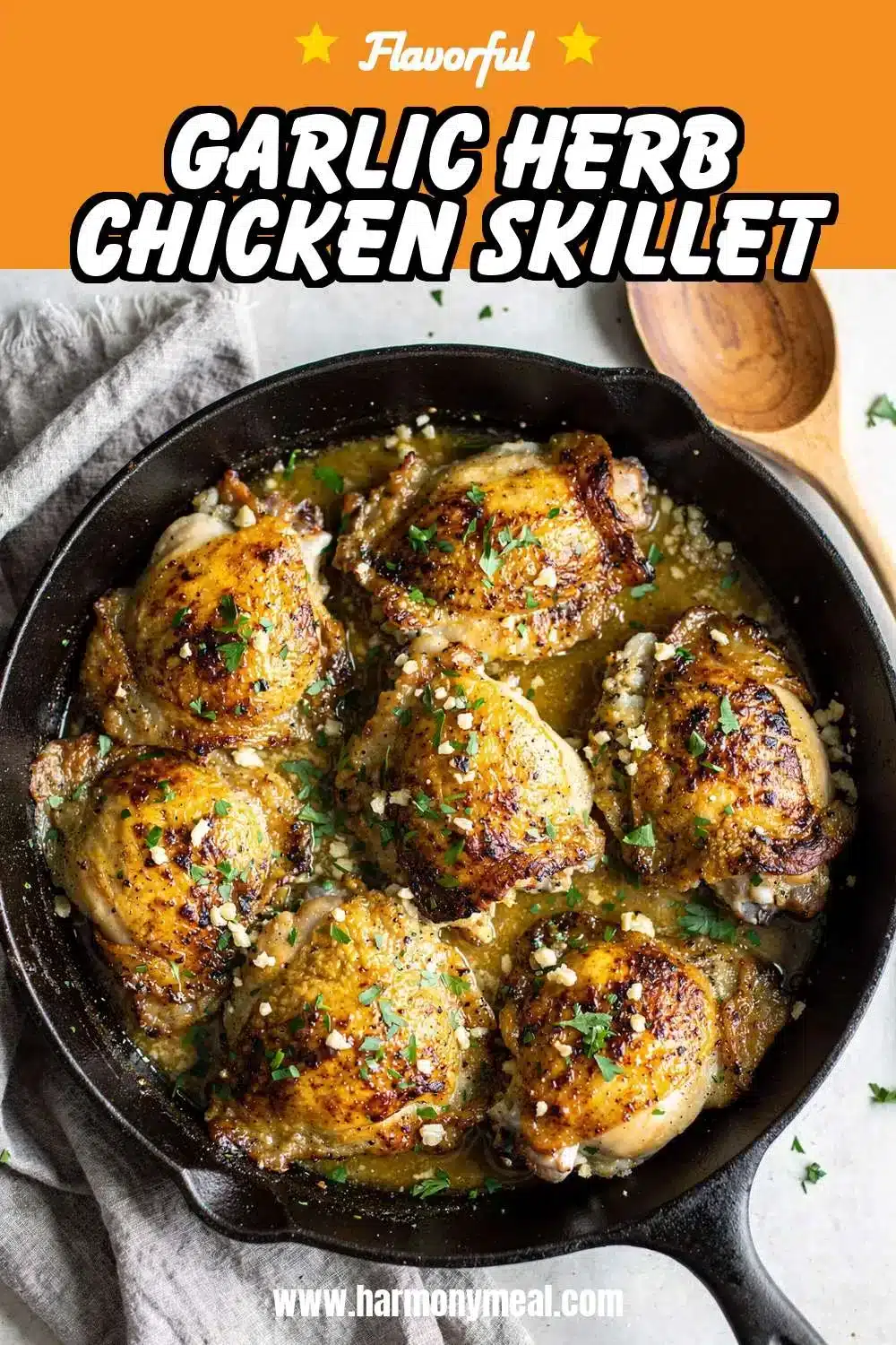 Storage and leftovers for Garlic Herb Chicken Skillet