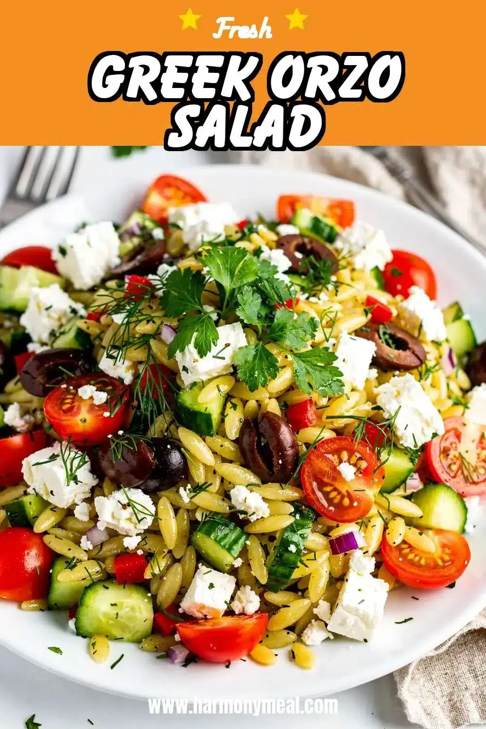 Storage and leftovers for Greek Orzo Salad