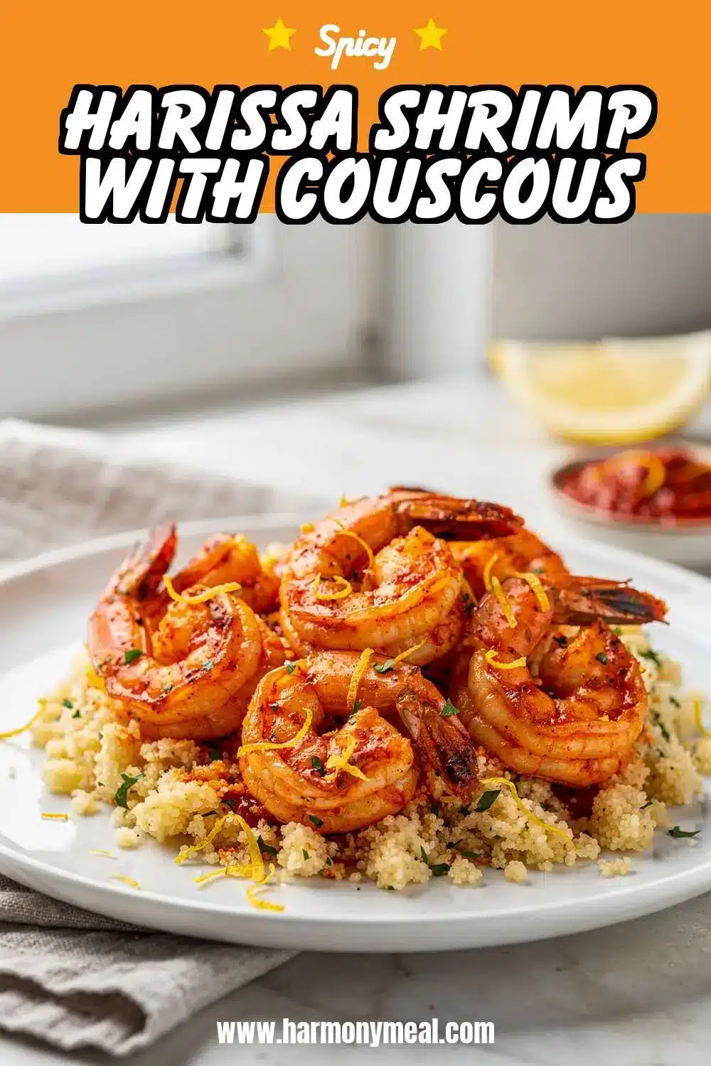Storage and leftovers for Harissa Shrimp with Couscous
