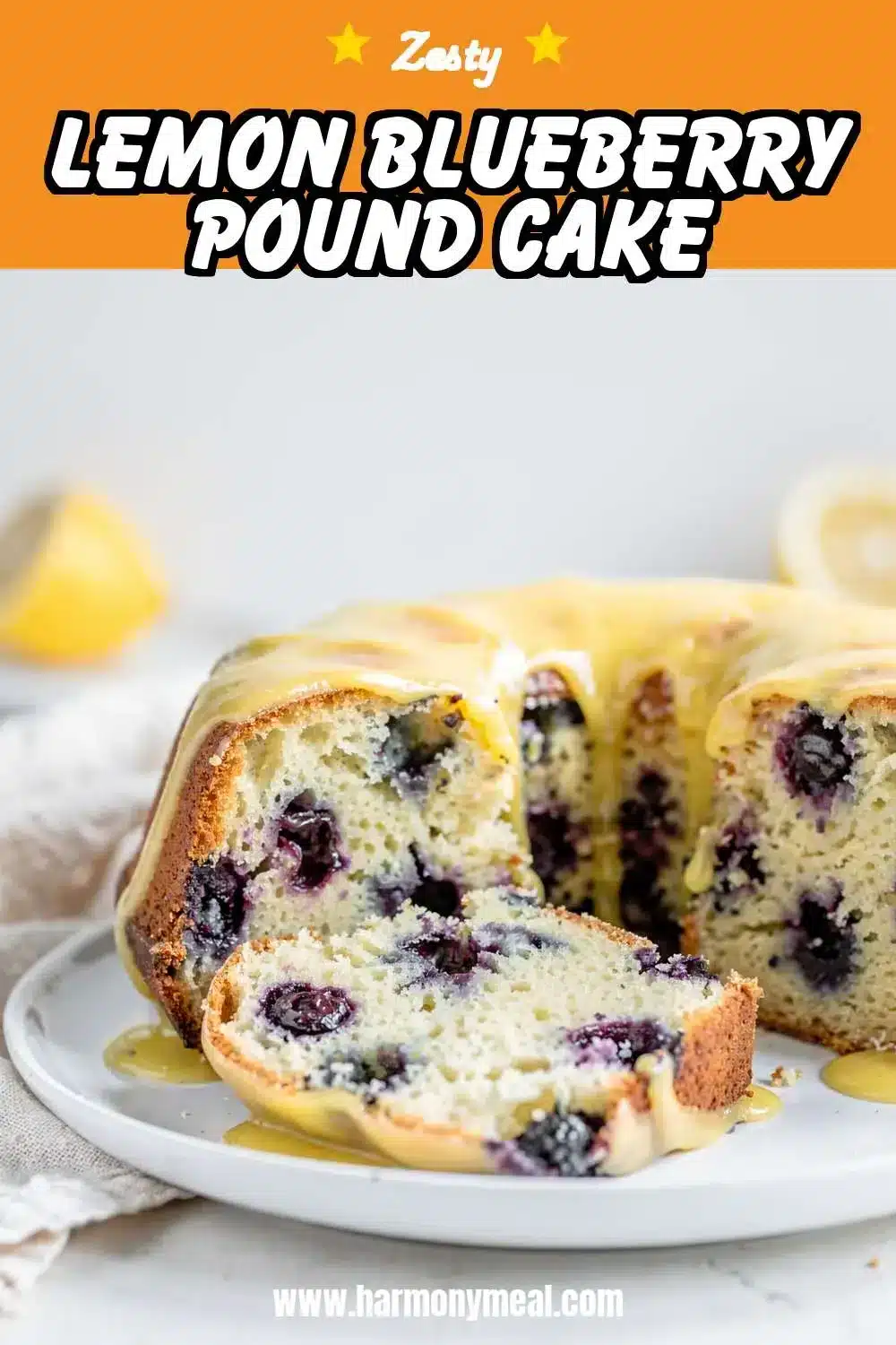 Storage and leftovers for Lemon Blueberry Pound Cake