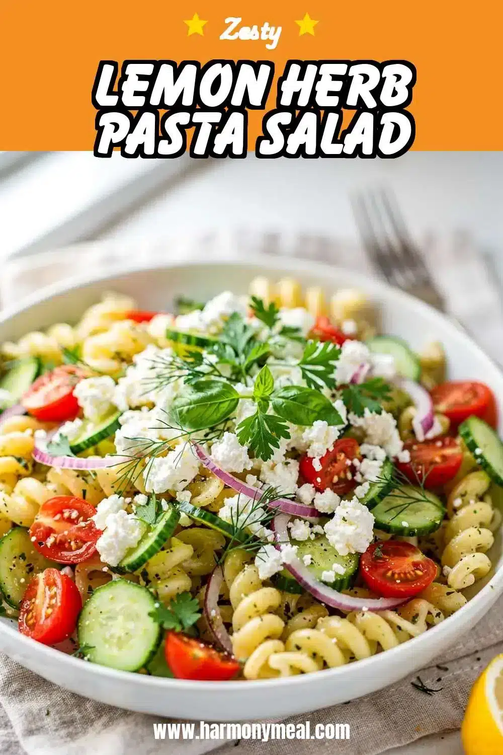 Storage and leftovers for Lemon Herb Pasta Salad