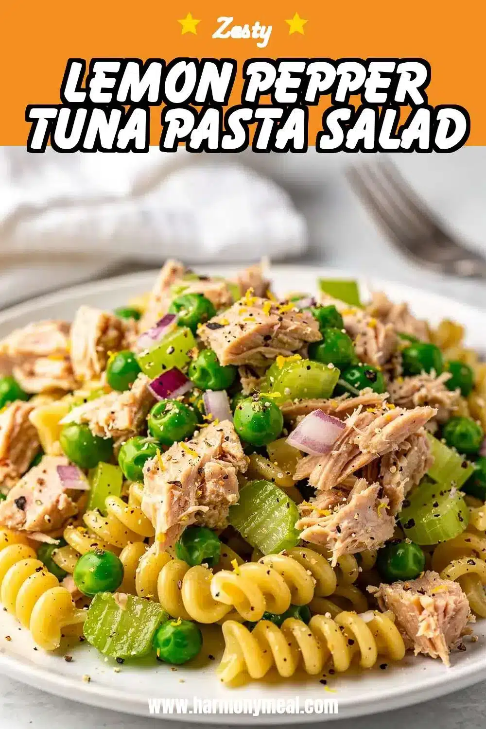 Storage and leftovers for Lemon Pepper Tuna Pasta Salad