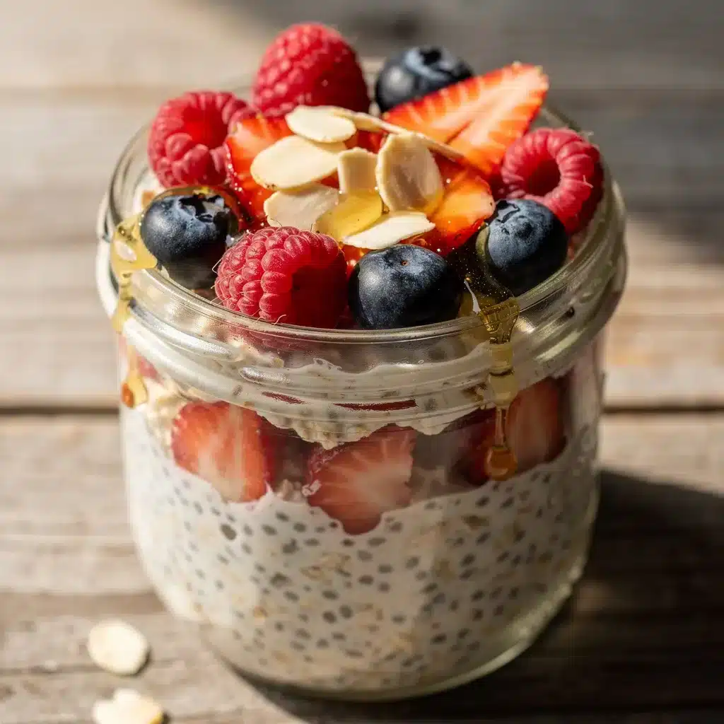 Ingredients for Overnight Oats with Berries