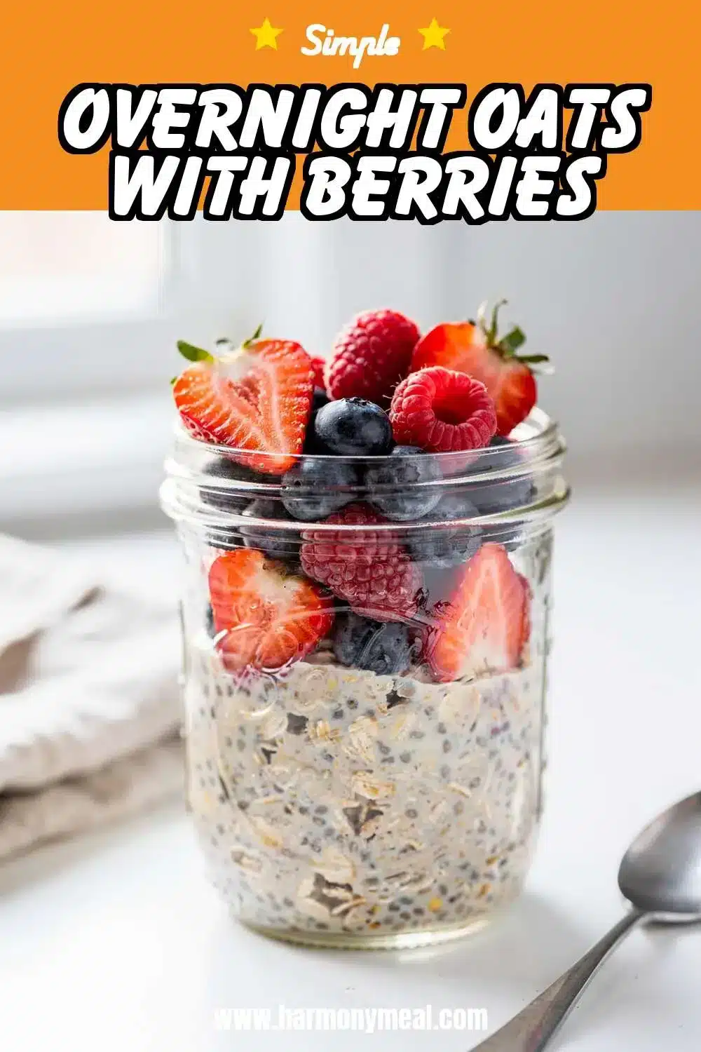 Storage and leftovers for Overnight Oats with Berries