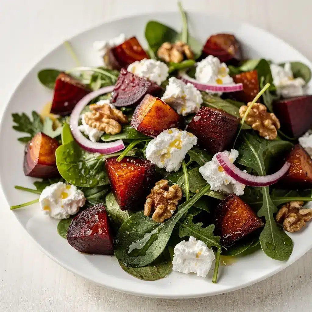 Ingredients for Roasted Beet Goat Cheese Salad