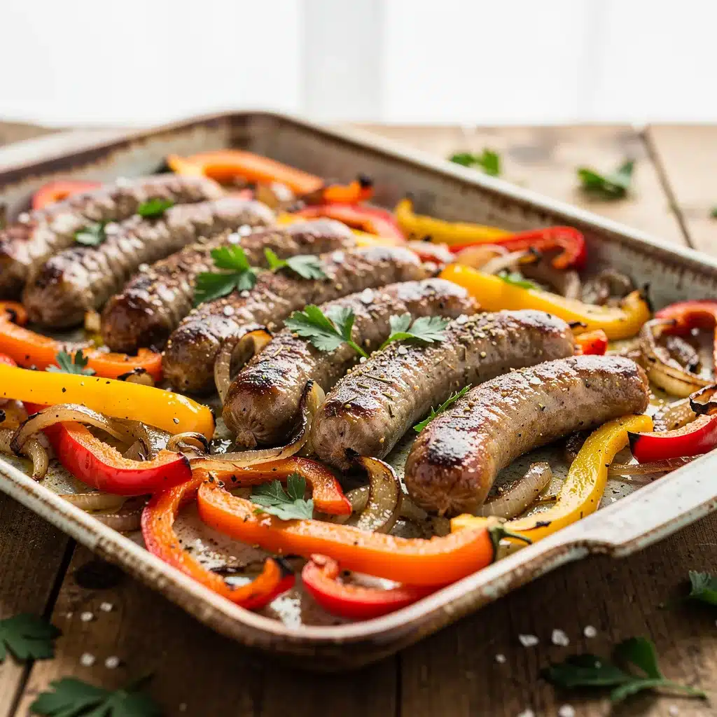Recipe variations for Sheet Pan Sausage and Peppers