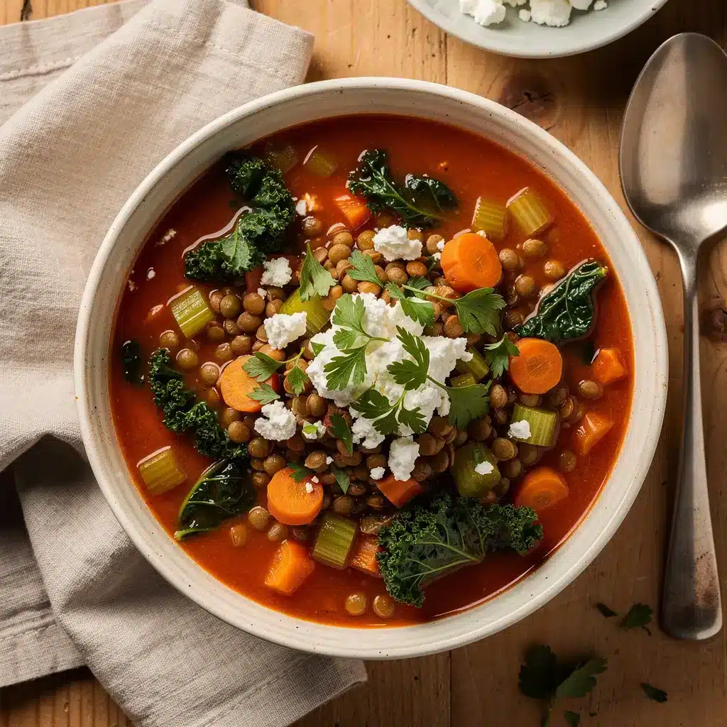 Ingredients for Slow Cooker Mediterranean Lentils