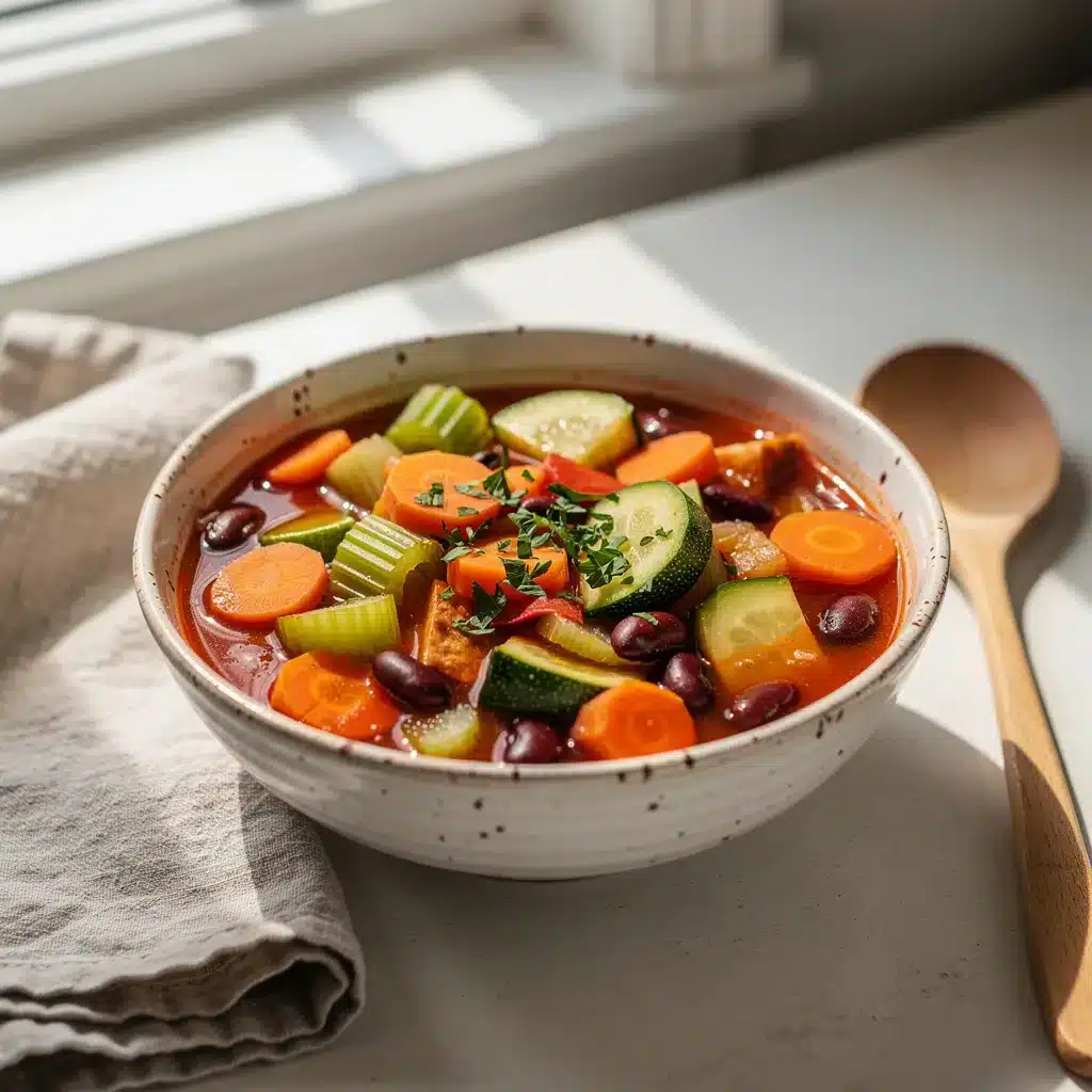 Ingredients for Slow Cooker Vegetable Soup
