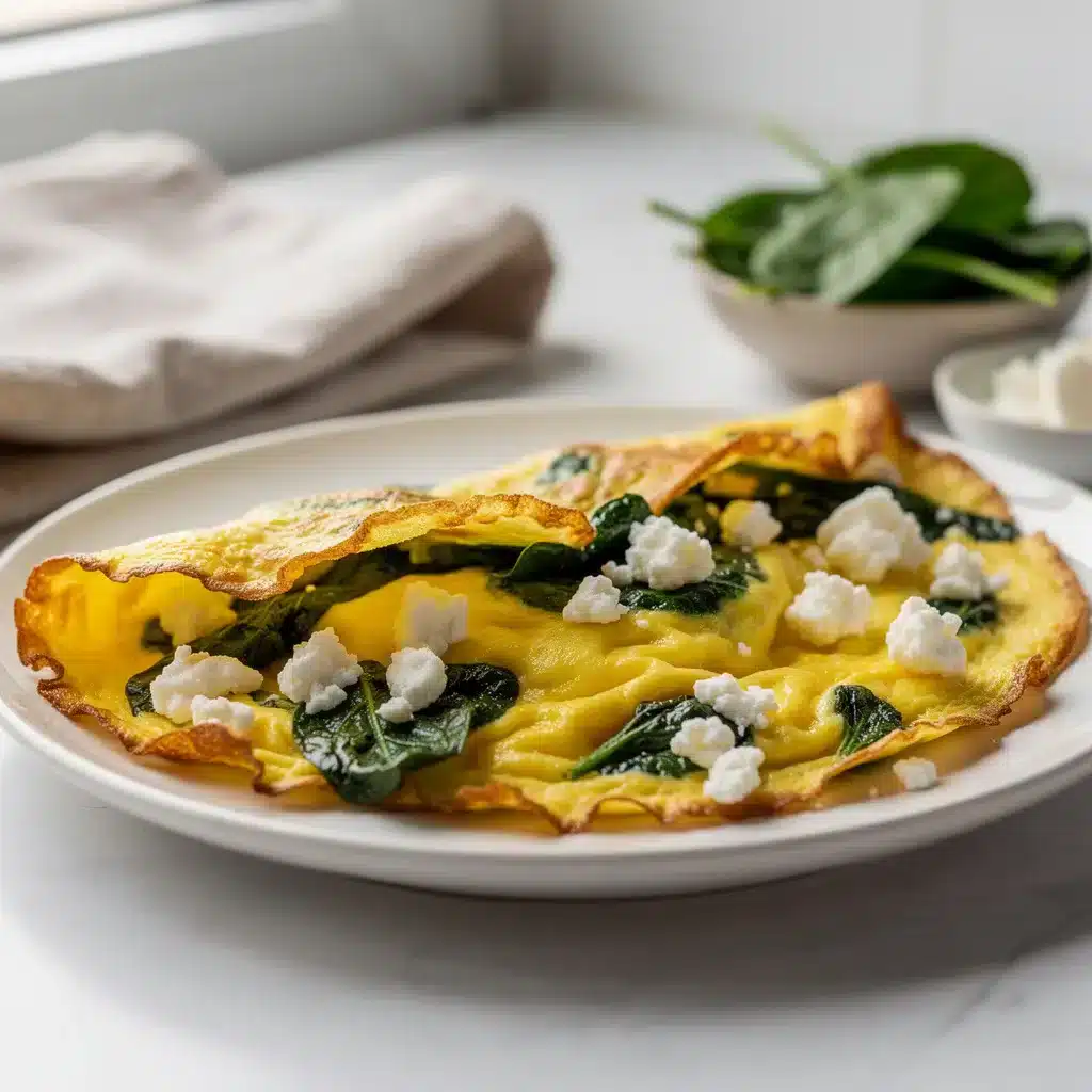 Ingredients for Spinach Feta Omelet