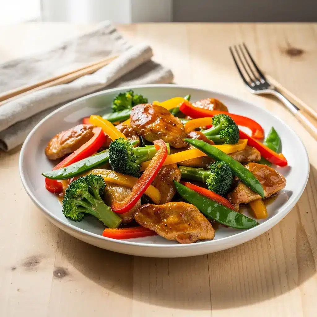 Ingredients for Stir Fry Chicken and Vegetables