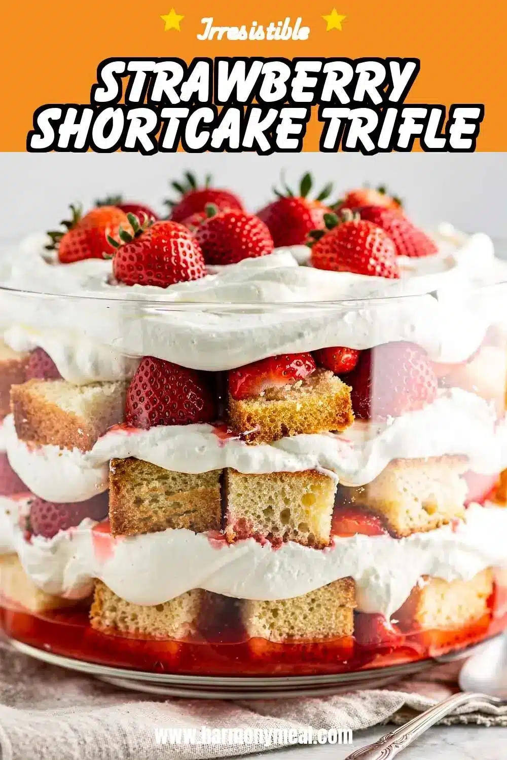 Storage and leftovers for Strawberry Shortcake Trifle