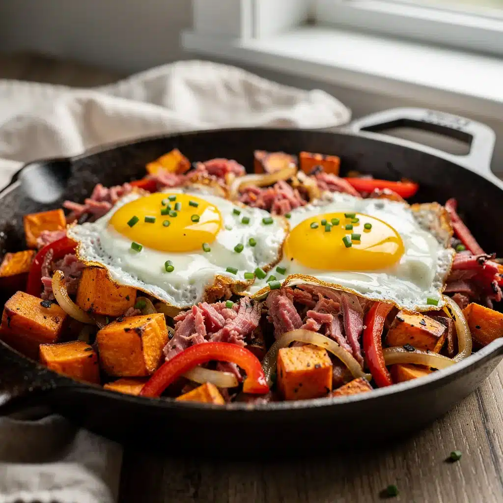 Ingredients for Sweet Potato Corned Beef Hash