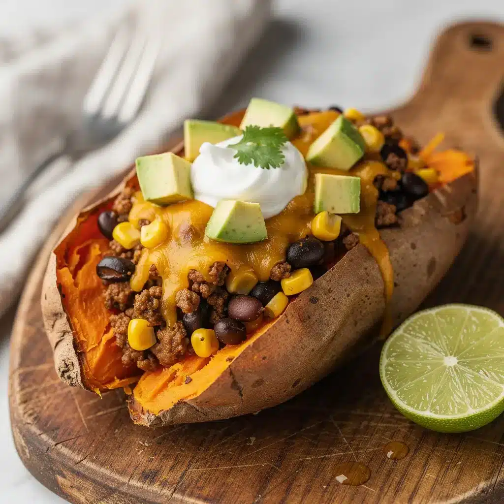 Ingredients for Taco Stuffed Sweet Potatoes