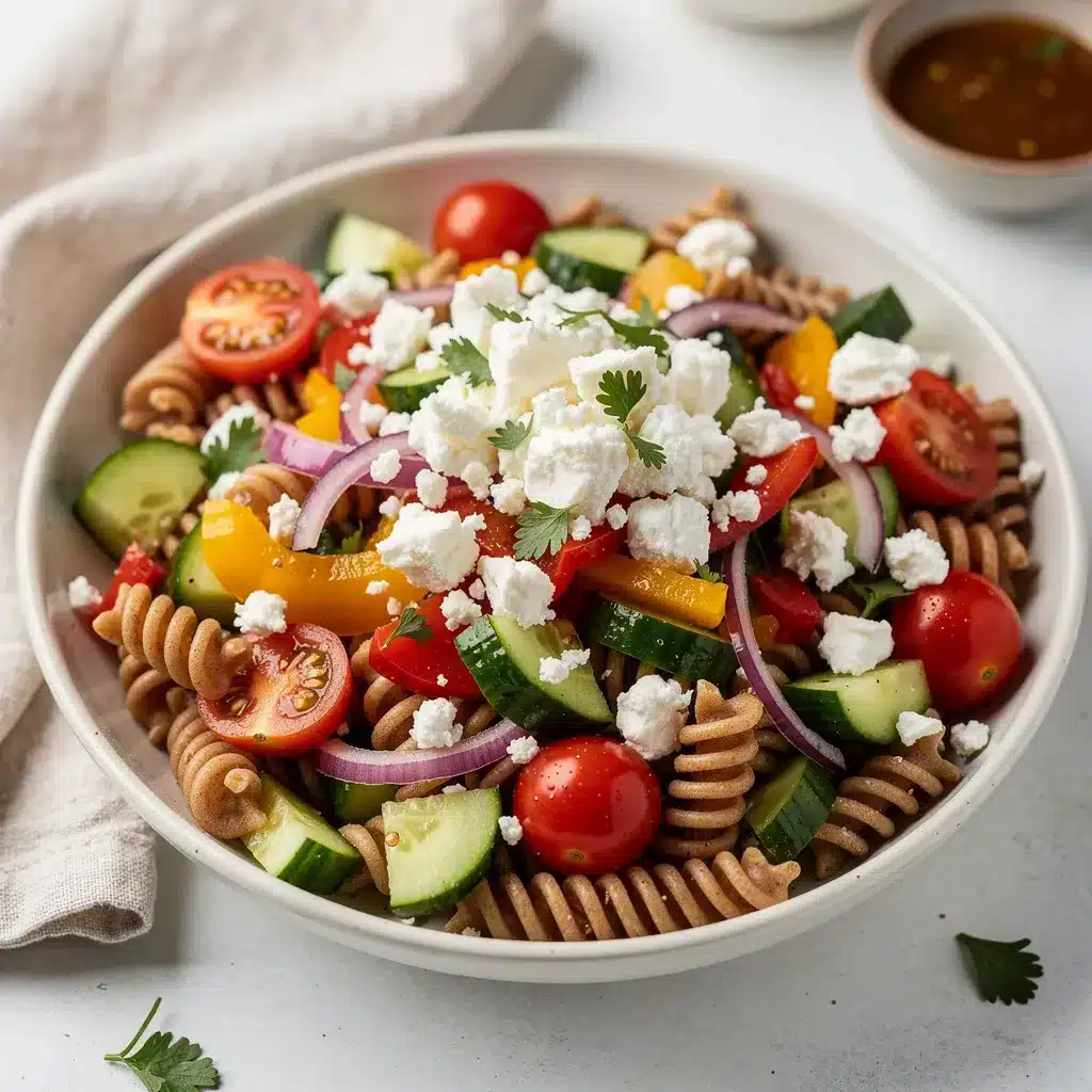 Ingredients for Whole Wheat Veggie Pasta Salad