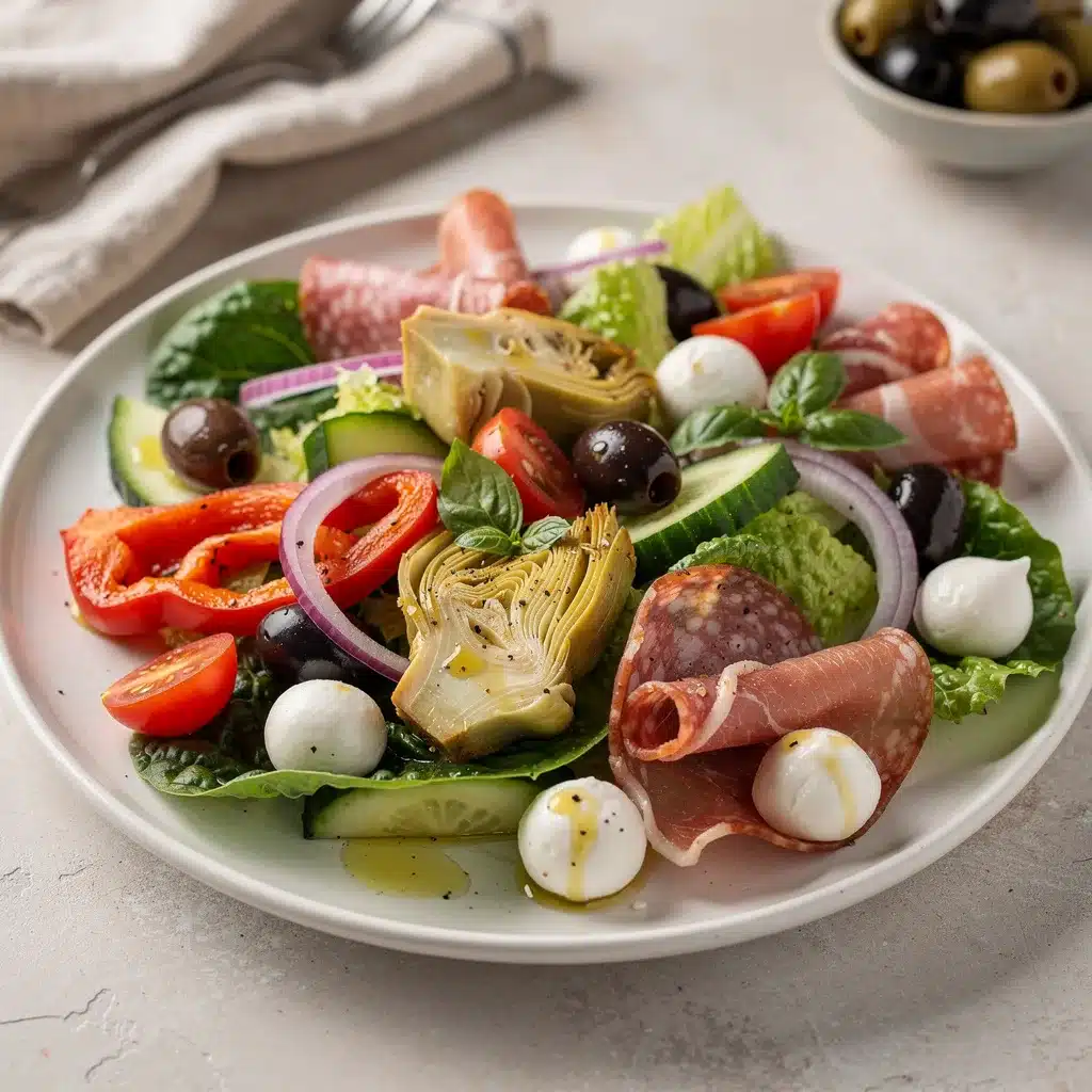 Ingredients for Italian Antipasto Salad