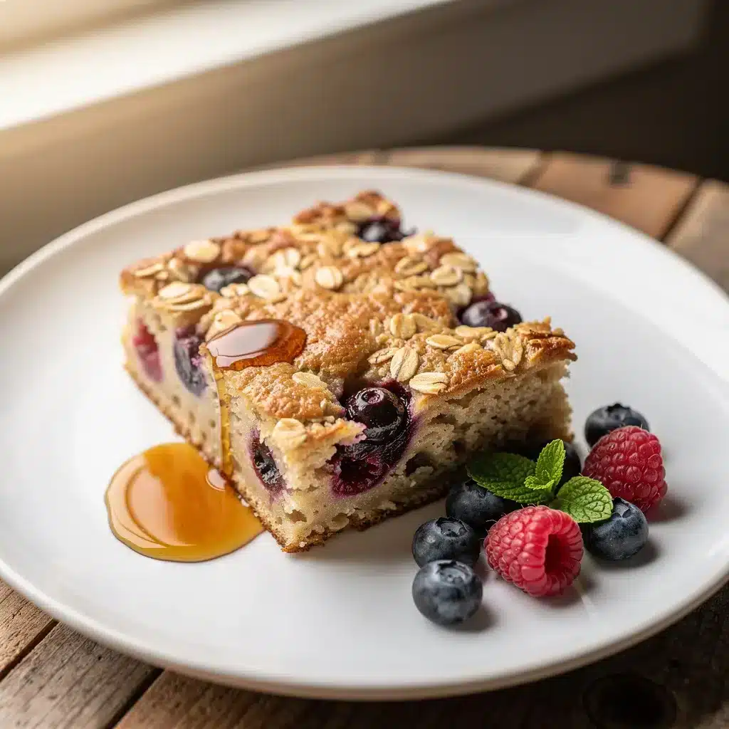 Ingredients for Baked Oatmeal with Berries