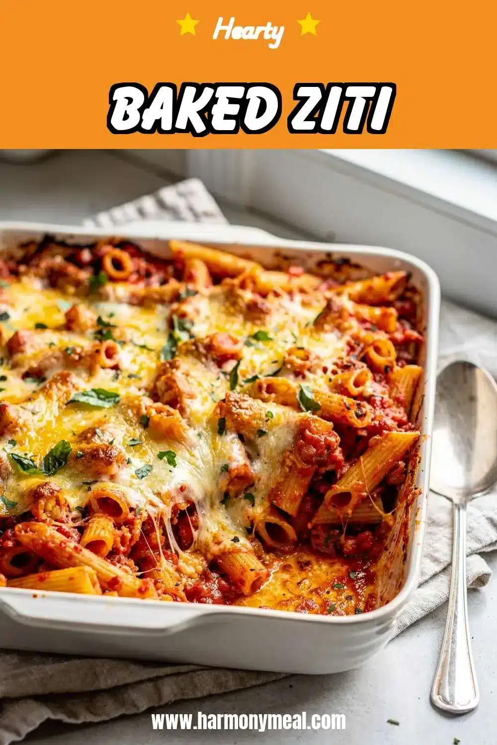 Storage and leftovers for Baked Ziti