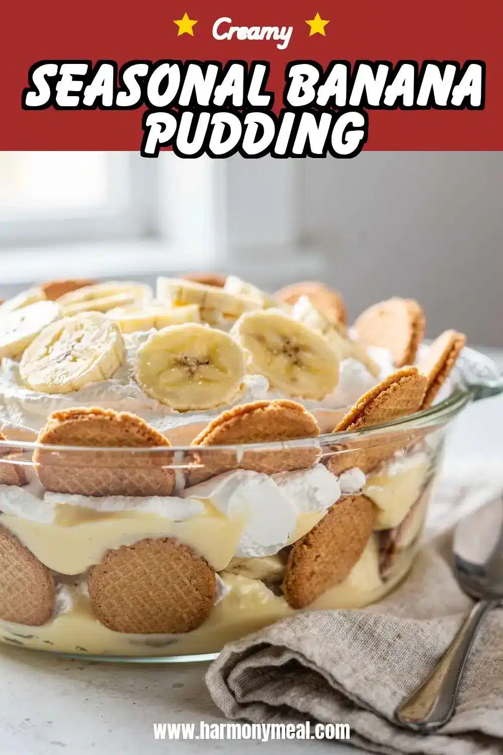 Storage and leftovers for Seasonal Banana Pudding