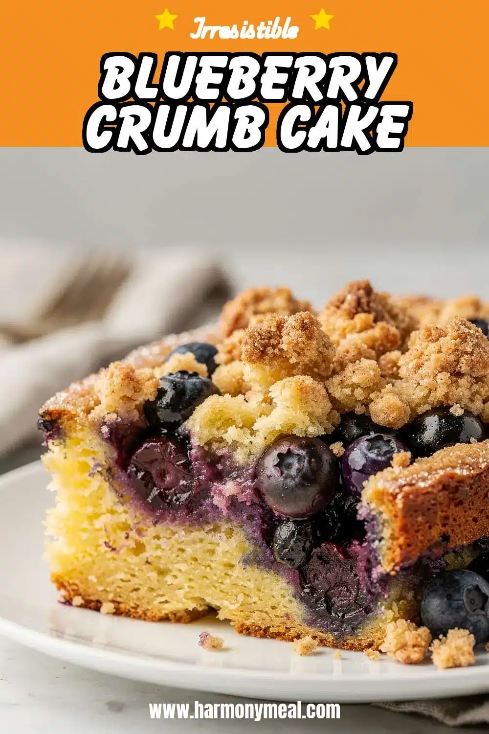 Storage and leftovers for Blueberry Crumb Cake