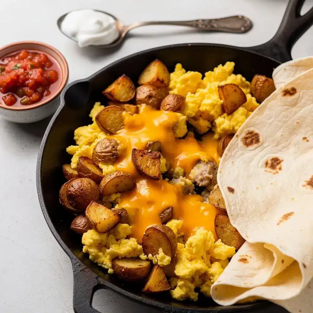 Ingredients for Breakfast Burrito Skillet