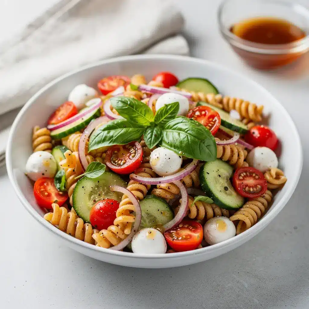 Ingredients for Bright Pasta Salad
