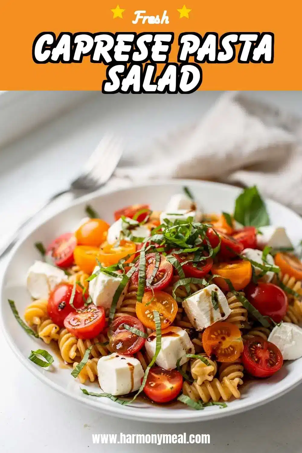 Storage and leftovers for Caprese Pasta Salad