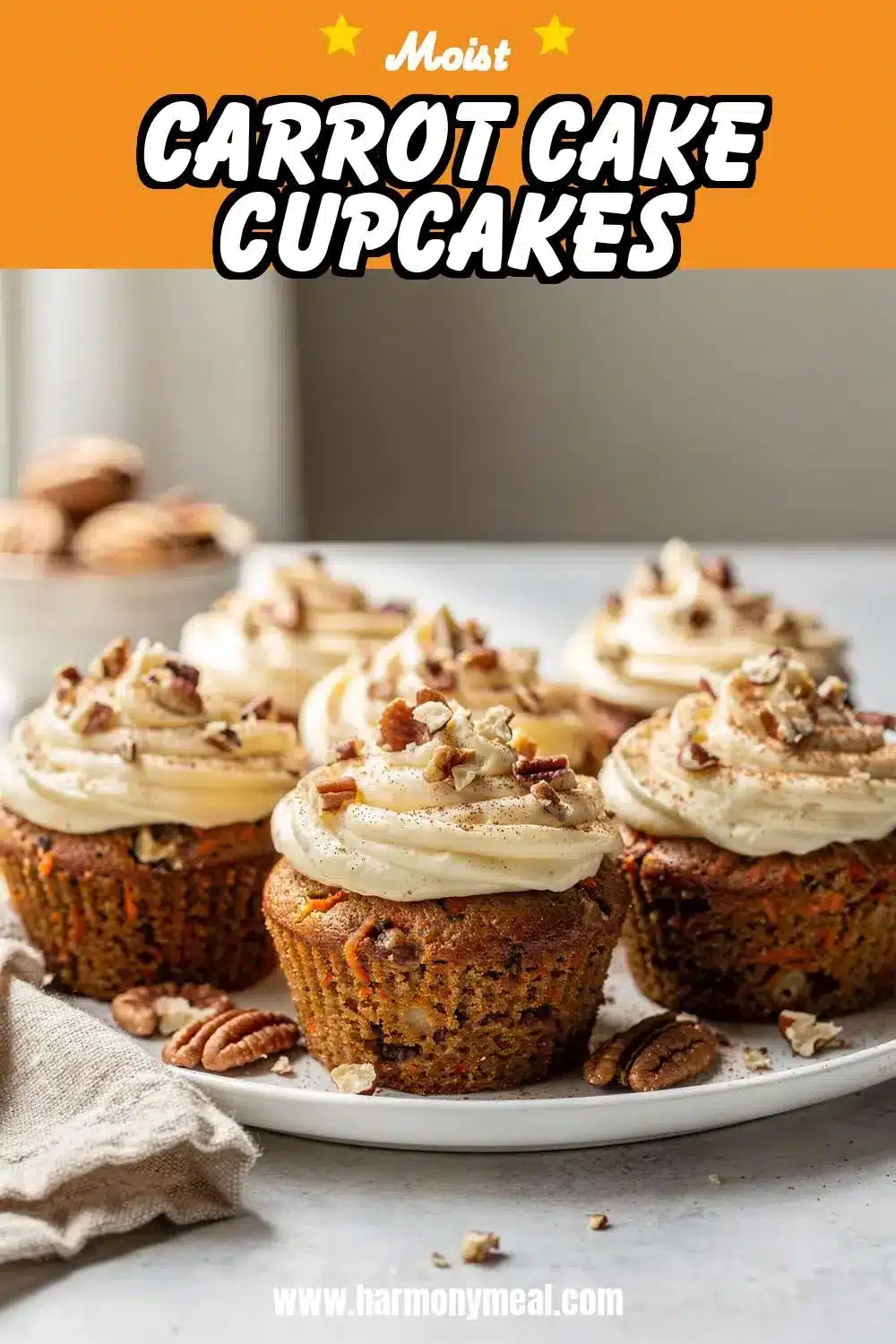 Storage and leftovers for Carrot Cake Cupcakes