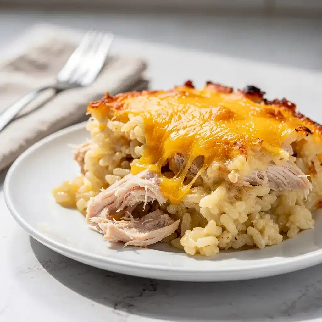 Ingredients for Cheesy Chicken and Rice Bake