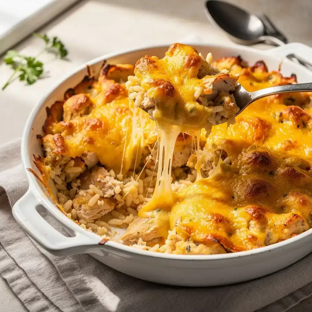 Recipe variations for Cheesy Chicken and Rice Bake
