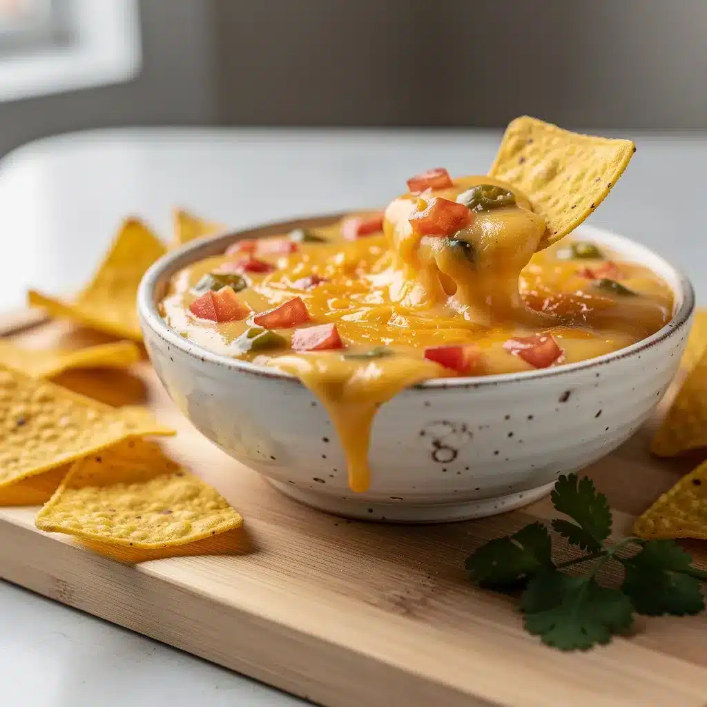 Ingredients for Cheesy Queso Dip