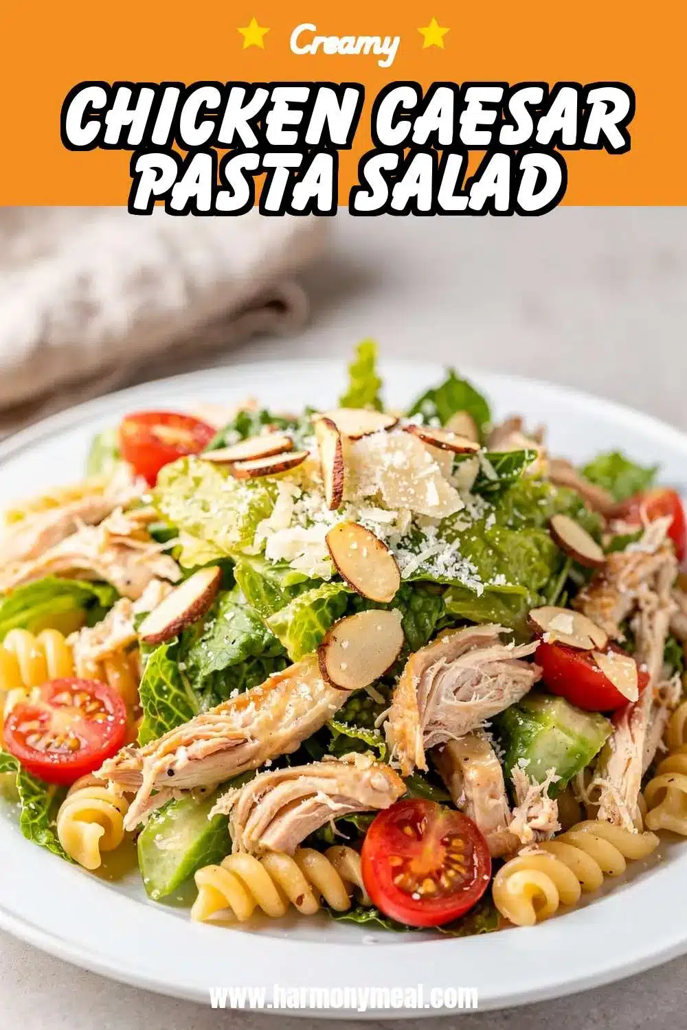 Storage and leftovers for Chicken Caesar Pasta Salad