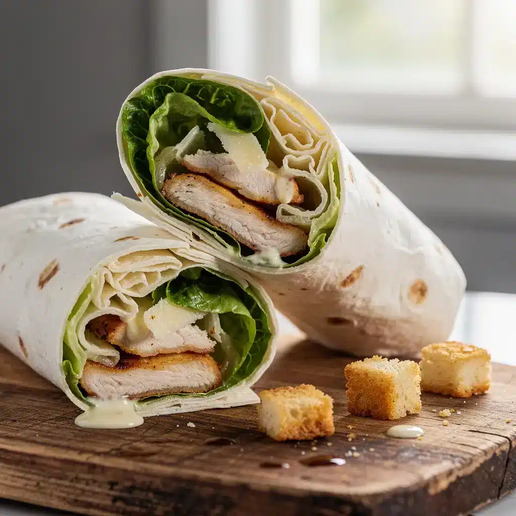 Ingredients for Restaurant Style Chicken Caesar Wrap
