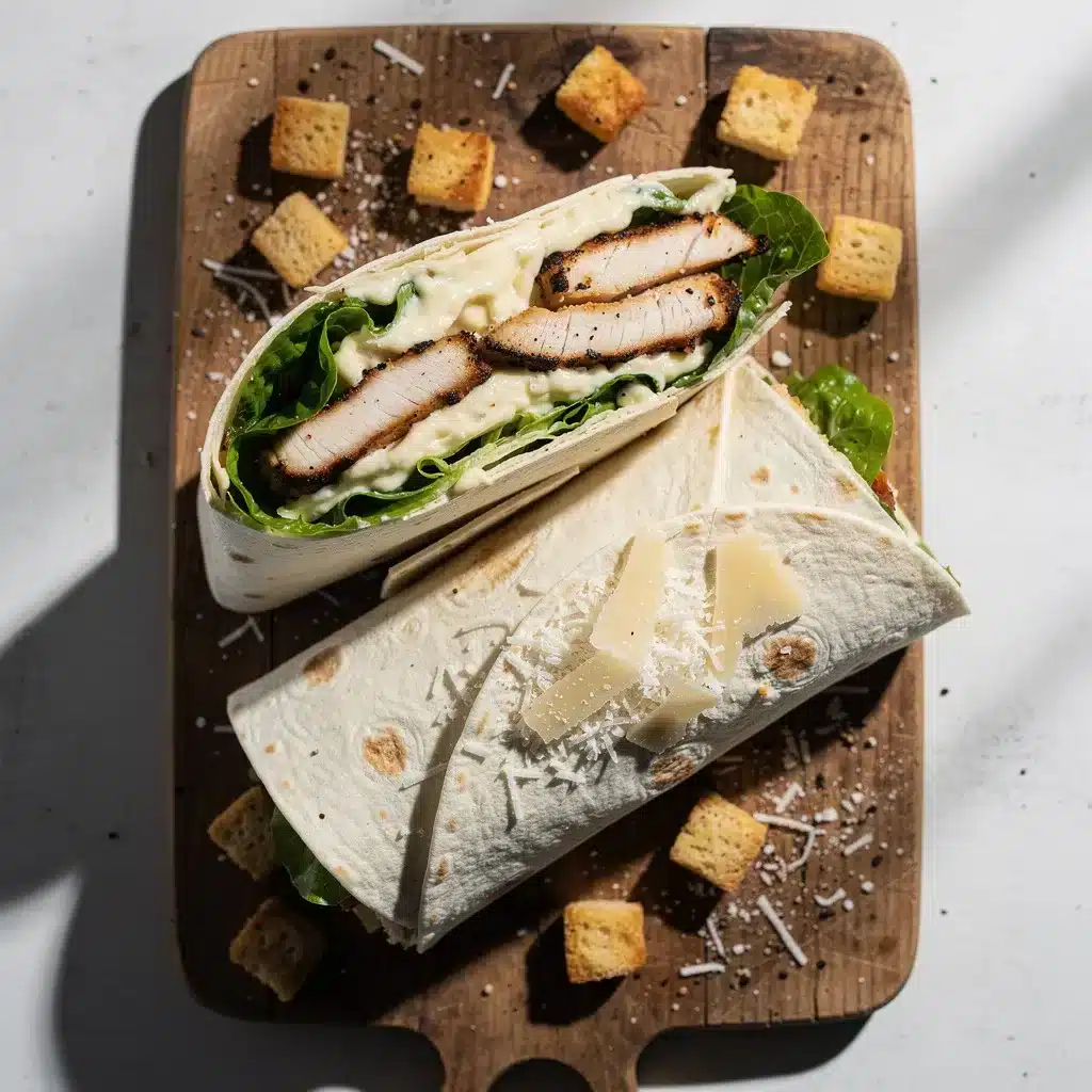 Ingredients for Favorite Chicken Caesar Wrap