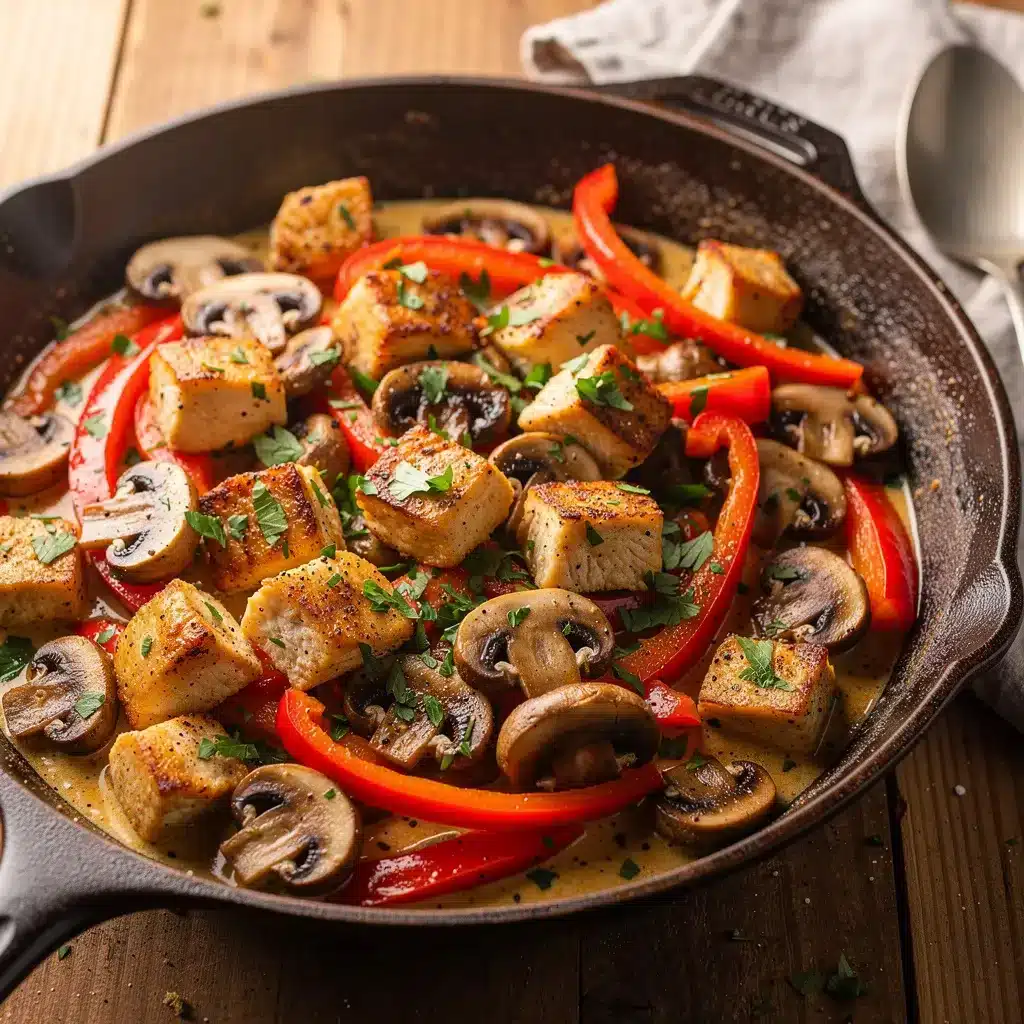 Ingredients for Weeknight Easy Chicken Dinner Skillet