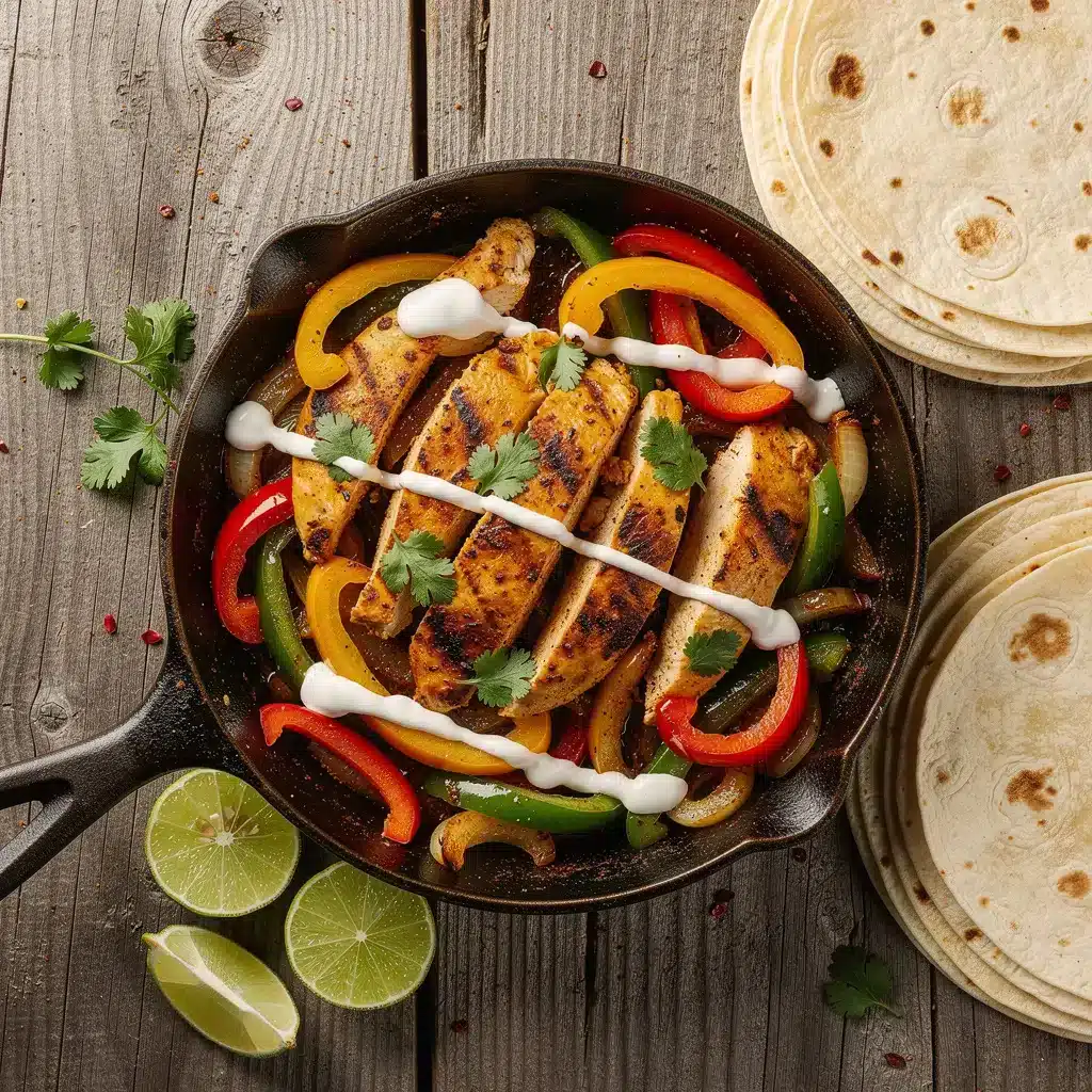 Ingredients for Chicken Fajita Skillet