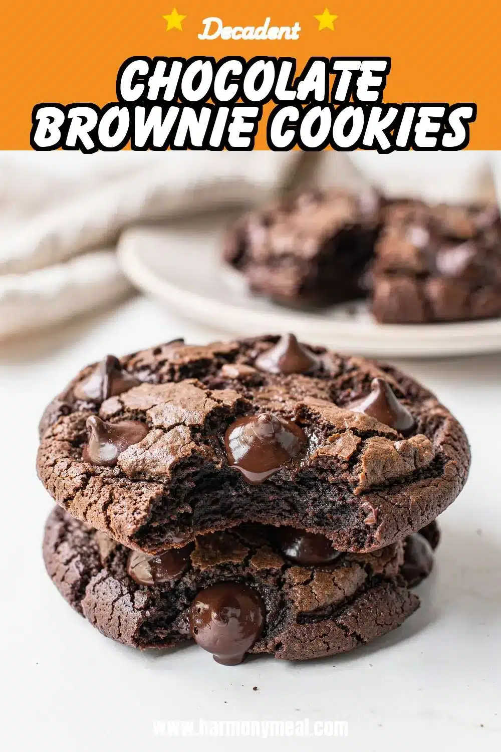 Storage and leftovers for Chocolate Brownie Cookies