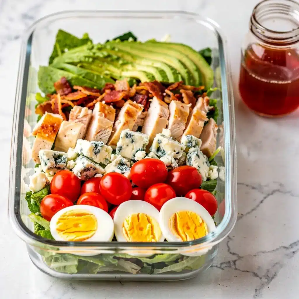 Ingredients for Cobb Salad Meal Prep Bowl