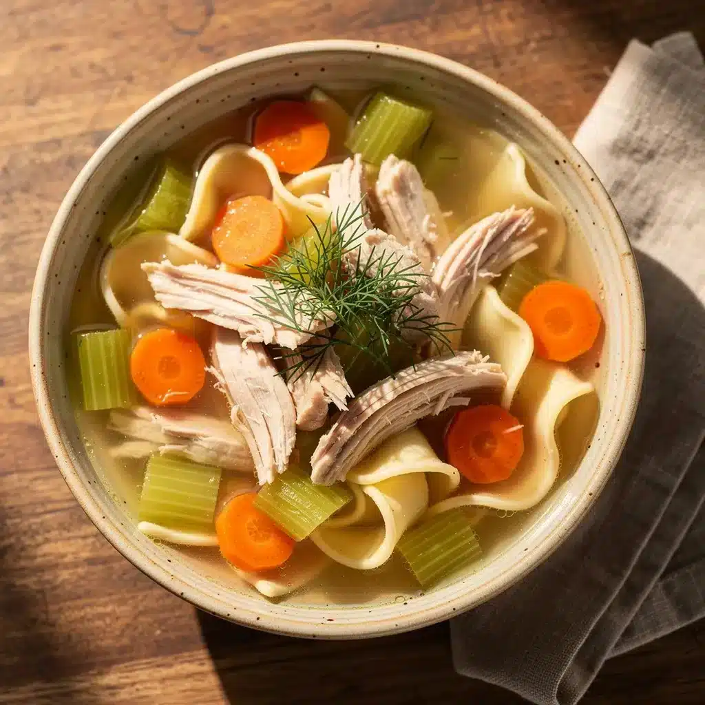 Ingredients for Cozy Cozy Chicken Noodle Soup