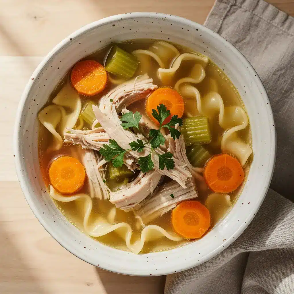 Ingredients for Favorite Cozy Chicken Noodle Soup