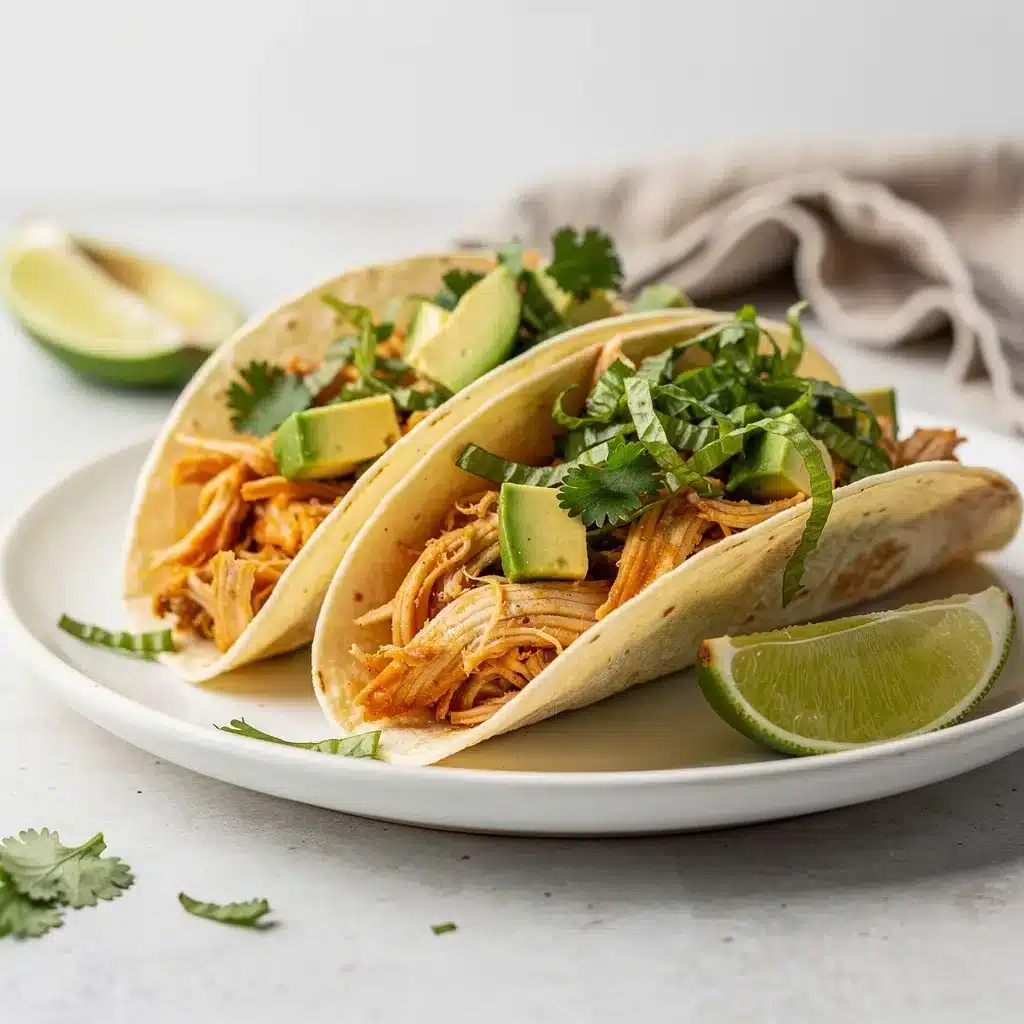 Ingredients for Crockpot Chicken Tacos