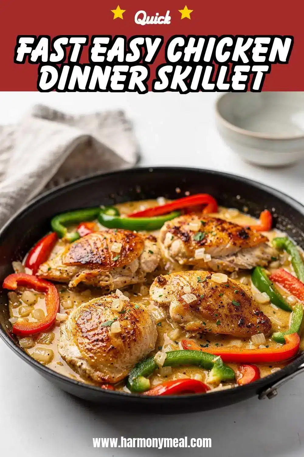 Storage and leftovers for Fast Easy Chicken Dinner Skillet