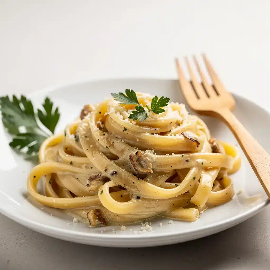Ingredients for Creamy Garlic Parmesan Pasta
