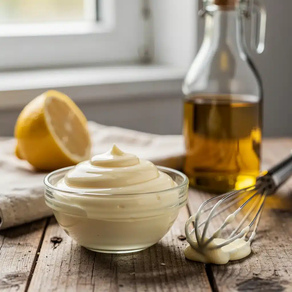 Ingredients for Classic Homemade Mayonnaise